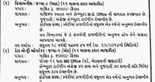 Gujarat Forestry Development Project (GFDP) Accountant & Operator Recruitment, 2014