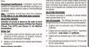 Join Indian Navy Recruitment Drive Scheduled at Jamnagar (Dt.19/09/2014)