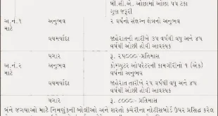 District Panchayat Ahemedabad Manager & Operator Recruitment, 2015
