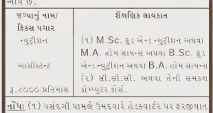NRHM Patan Nutrition Assistant Recruitment, 2015