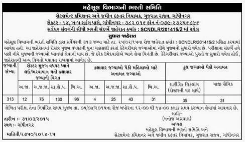SCNDLR 313 Surveyor Recruitment, 2015 Corrigendum SCNDLR