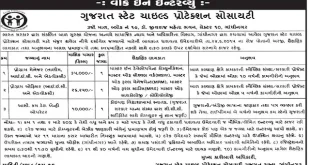 Gujarat State Child Protection Society Walk in Interview for Various Posts