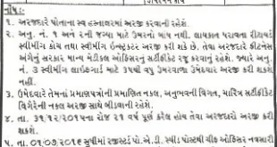 Navsari Nagarpalika Recruitment 2016 for Swimming Pool Inspector & Guard
