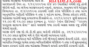 Collector Office Mehsana Legal Officer Recruitment 2021