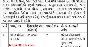 DUHS Banaskatha Medical Officer Recruitment 2022