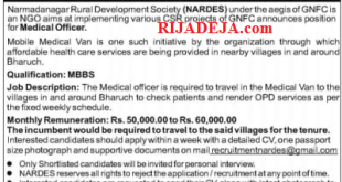 NARDES Medical Officer Recruitment 2021